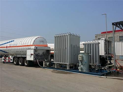 LNG vaporizing station