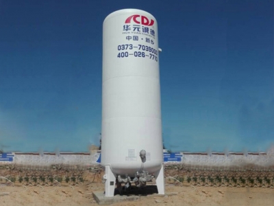 22m3 Industrial vacuum powder insulation CO2 cryogenic storage tank