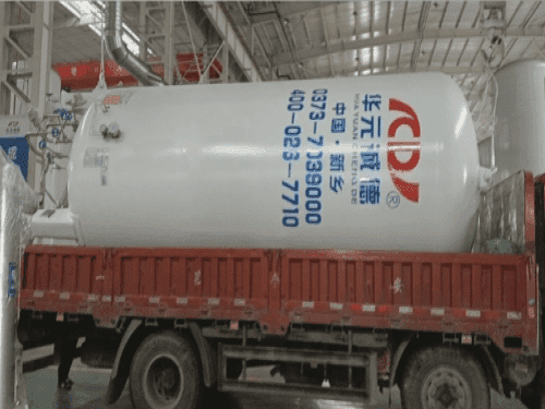 Today's 15 cubic meter vertical cryogenic liquid storage tank was shipped to Shandong Province, China