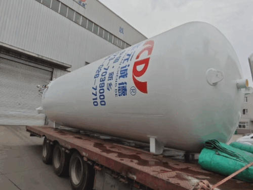 Today 20 cubic meters of vertical cryogenic liquid storage tanks were shipped to Hubei Province, China.