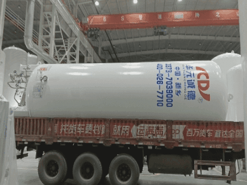 20 cubic meter vertical cryogenic liquid storage tanks were shipped to Shanxi, China.