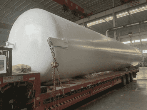 100 cubic meter vertical buffer tank was shipped to Qiandongnan Miao and Dong Autonomous Prefecture, Guizhou Province, China.