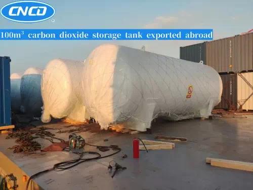 100m³ carbon dioxide storage tank exported abroad
