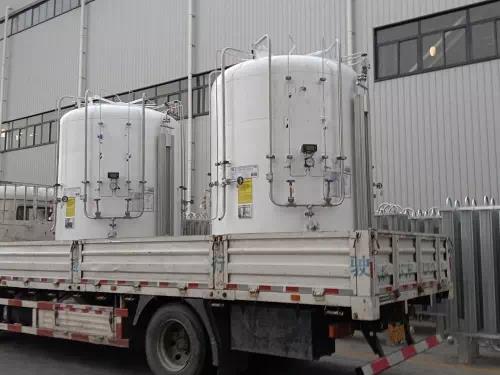 Today our  4 pcs 5m3 micro tanks are being shipped.